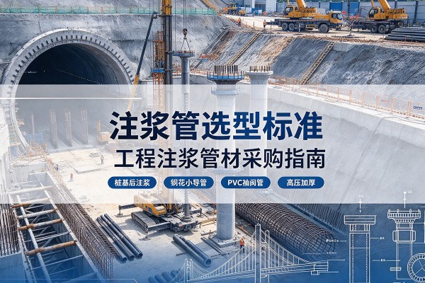 双峰注浆管选型标准