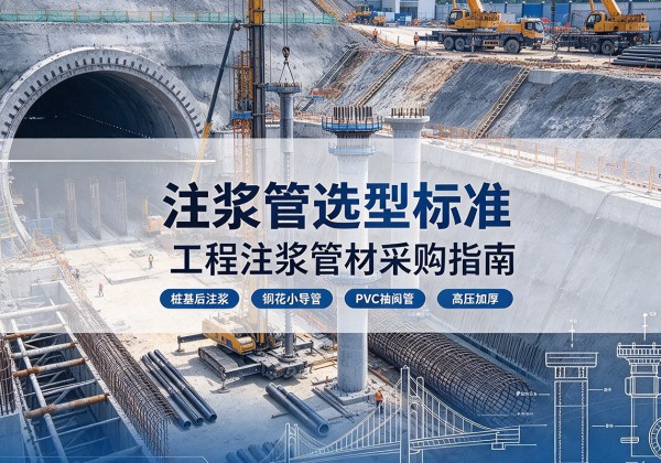 双峰注浆管选型标准